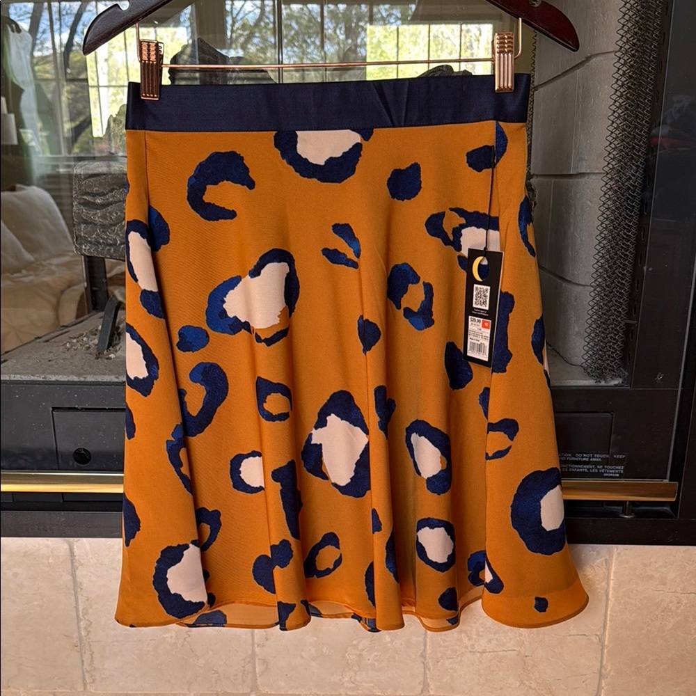 Phillip Lim for Target Stylish Orange and Blue Women's Skirt NWT